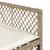 Produktbild 9 för Matgrupp för trädgården med dynor 17 delar beige konstrotting