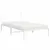 Produktbild 4 för Sängram med huvudgavel metall vit 107x203 cm