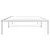 Produktbild 5 för Sängram metall vit 107x203 cm