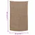 Produktbild 7 för Jutesäckar 5 st 60x105 cm 100% jute 220 gsm