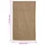 Produktbild 7 för Jutesäckar 5 st 60x105 cm 100% jute 340 gsm