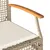 Produktbild 9 för Loungegrupp för trädgården med dynor 4 delar konstrotting beige