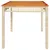 Produktbild 5 för Trädgårdsbord beige 140x80x75 cm konstrotting akaciaträ
