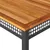 Produktbild 7 för Trädgårdsbord svart 180x90x75 cm konstrotting akaciaträ