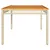 Produktbild 5 för Trädgårdsbord beige 180x90x75 cm konstrotting akaciaträ