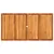 Produktbild 6 för Trädgårdsbord beige 180x90x75 cm konstrotting akaciaträ