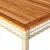Produktbild 7 för Trädgårdsbord beige 180x90x75 cm konstrotting akaciaträ