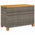Produktbild 6 för Dynbox grå 80x40x48 cm konstrotting akaciaträ
