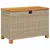 Produktbild 2 för Dynbox beige 80x40x48 cm konstrotting akaciaträ