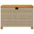 Produktbild 4 för Dynbox beige 80x40x48 cm konstrotting akaciaträ