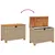 Produktbild 7 för Dynbox beige 80x40x48 cm konstrotting akaciaträ