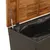 Produktbild 8 för Dynbox svart 110x55x63 cm konstrotting akaciaträ