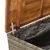 Produktbild 9 för Dynbox grå 110x55x63 cm konstrotting akaciaträ