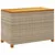Produktbild 6 för Dynbox beige 110x55x63 cm konstrotting akaciaträ