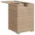 Produktbild 4 för Låda för gasflaska beige 40x40x60 cm konstrotting