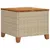 Produktbild 7 för Trädgårdsbord beige 45x45x37 cm konstrotting akaciaträ