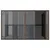 Produktbild 7 för Trädgårdsbord med glasskiva brun 110x68x70 cm konstrotting