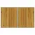 Produktbild 7 för Trädgårdsbord med träskiva beige 110x68x70 cm konstrotting