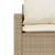Produktbild 8 för Soffgrupp för trädgård med dynor 4 delar beige konstrotting