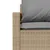 Produktbild 8 för Soffgrupp för trädgård med dynor 4 delar beige konstrotting