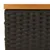 Produktbild 7 för Skydd för parasollfot svart 70x70x25cm konstrottning och akacia