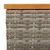 Produktbild 8 för Skydd för parasollfot 70x70x25 cm konstrottning och akacia