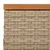 Produktbild 8 för Skydd för parasollfot beige 70x70x25cm konstrottning och akacia