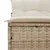 Produktbild 8 för Trädgårdssoffor utan armstöd med dynor 2 st beige konstrotting