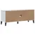 Produktbild 7 för Skobänk VIKEN vit 106x35x45 cm massiv furu