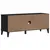 Produktbild 7 för Skobänk VIKEN svart 106x35x45 cm massiv furu