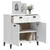 Produktbild 4 för Sidobord VIKEN vit 80x40x80 cm massiv furu