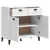 Produktbild 5 för Sidobord VIKEN vit 80x40x80 cm massiv furu