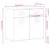 Produktbild 10 för Sidobord VIKEN antracitgrå 80x40x80 cm massiv furu