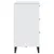 Produktbild 7 för Sidobord VIKEN vit 80x40x80 cm massiv furu