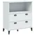 Produktbild 2 för Bokhylla VIGO vit 80x40x90 cm massiv furu