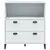Produktbild 6 för Bokhylla VIGO vit 80x40x90 cm massiv furu
