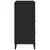 Produktbild 7 för Bokhylla VIGO svart 80x40x90 cm massiv furu