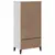 Produktbild 8 för Bokhylla VIGO vit 60x35x123 cm massiv furu