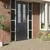 Produktbild 2 för Fönsterfilm statisk frostad frostad svart 45x1000 cm PVC