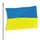Ukrainas flagga med mässingsöljetter 90x150 cm