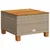 Produktbild 2 för Trädgårdsbord beige 55x55x36 cm konstrotting akaciaträ
