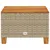 Produktbild 4 för Trädgårdsbord beige 55x55x36 cm konstrotting akaciaträ