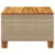 Produktbild 5 för Trädgårdsbord beige 55x55x36 cm konstrotting akaciaträ