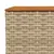 Produktbild 7 för Trädgårdsbord beige 55x55x36 cm konstrotting akaciaträ