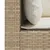 Produktbild 7 för Trädgårdssoffa hörnsektion med dynor 2 st beige konstrotting