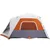 Produktbild 8 för Campingtält ljusgrå orange mörkläggningstyg LED