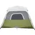Produktbild 8 för Campingtält ljusblå mörkläggningstyg LED