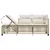 Produktbild 10 för Hörnsoffa för trädgård med dynor 3 delar beige konstrotting
