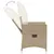 Produktbild 5 för Bistrogrupp med dynor 3 delar beige konstrotting