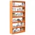 Produktbild 4 för Bokhylla/rumsavdelare 100x30x199,5 cm massiv furu